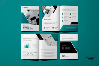 design booklet, annual report, company profile or brochure