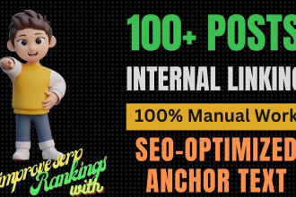 do contexual internal linking with SEO optimized anchor text