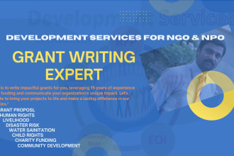 write winning grant for npo cic cio cbs school  CV parish club