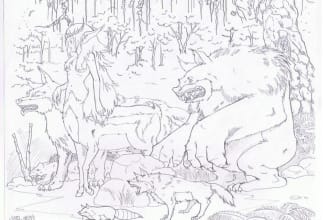 draw three raw and clean sketch drawings for you