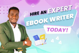 be your ebook writer, ghostwriter, nonfiction book writer, or kindle book writer