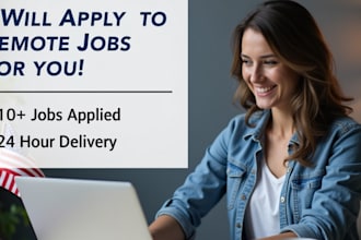 apply to 10 remote jobs daily for you  24 hour delivery  interview guarantee