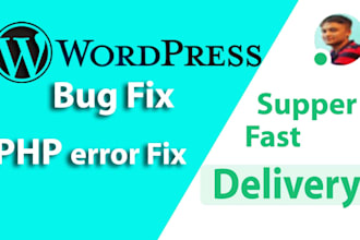 fix wordpress website issues and fix wordpress website error