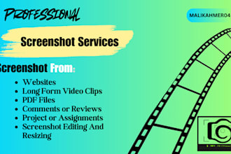 take screenshots from websites, pdf, video clips, and many more