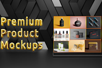 create realistic product mockups and packaging designs