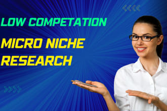 do low competitive and easy to rank micro niche research