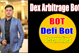 develop decentralized exchange listing bot, defi bot, dapps
