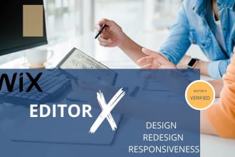 design wix editor x website or redesign or fix wix editor x issues