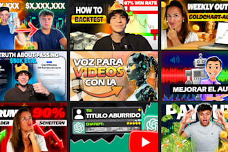 create trading, investing thumbnails eyecatching