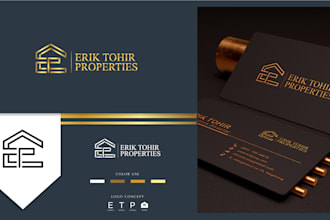design a professional  realty construction  business logo