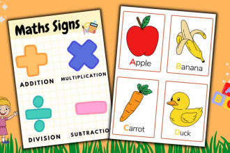 design etsy kids affirmation,flashcard,children nursery wall art mockup,journal