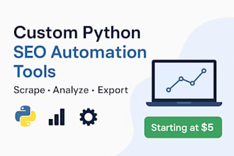build a python tool to automate your SEO tasks