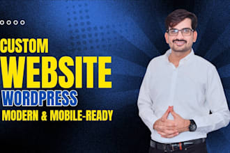 develop a secure and scalable custom wordpress website