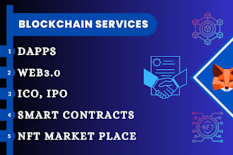 be your blockchain, dapp, web3 and nft developer