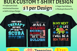 design custom bulk t shirts for your print on demand store