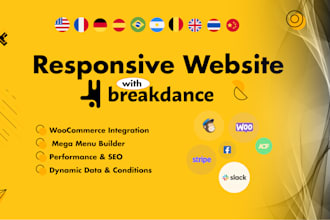 create, clone, rebuild responsive wordpress website using breakdance builder