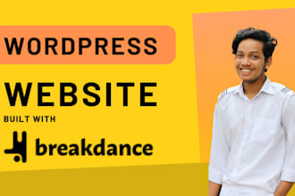 design responsive wordpress website with breakdance or bricks builder