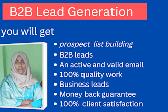 do  qualified b2b lead generation for your business plan