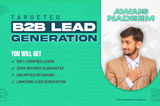 provide lead generation, targeted b2b leads, business leads, and linkedin leads