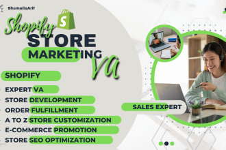 be your shopify store VA, product hunting, listing and SEO manager