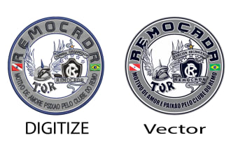 do logo embroidery digitizing 3d puff, flat convert into dst