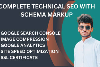 provide technical SEO service with schema markup and fix errors effectively