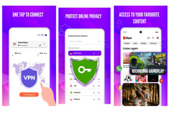develop a premium android VPN app with super fast VPN server
