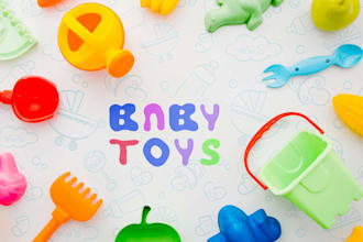 do kids, baby toys, child creative logo design