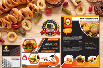 design food flyer, restaurant menu, bar, cafe menu board, price list