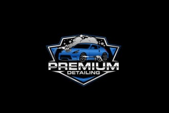 design automotive, garage, parts, auto detailing, car logo