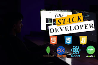 your professional backend, frontend, mern stack developer nodejs, react