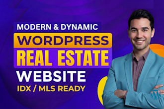 create real estate wordpress website