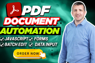 build custom scripts to automate PDF generation and processing