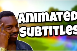 add animated subtitles in 24 hours