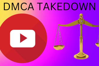 send dmca takedown notice to permanently removed from youtube content on dmca