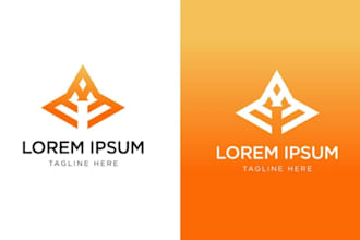 do elegant abstract logo design with unlimited revision