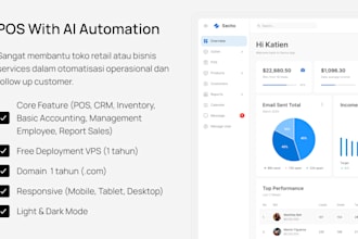 develop ai powered pos management web app for business retail