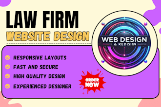 design law firm website notary website lawyer website