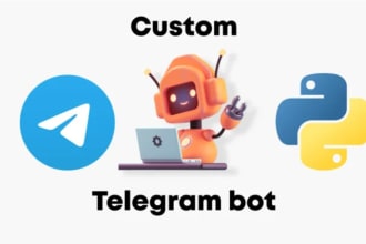 develop your custom telegram bot for groups and channels