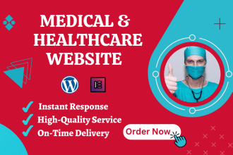 design healthcare website, medical, doctor, dentist website