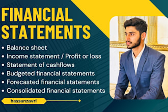 prepare financial statements of your business