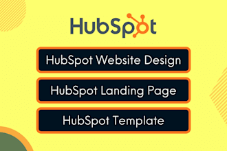 do hubspot cms website design, hubspot landing page, hubspot template