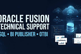 fix and develop oracle fusion sql and reporting solutions