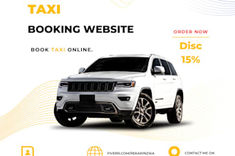 taxi booking website car rental website