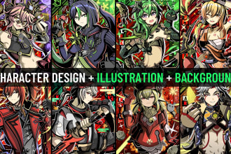 draw cool anime for playmats, tcg, tabletop, tarot fast