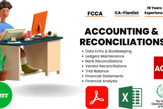 do vendor, customer and bank reconciliations