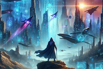 make unique fantasy and scifi book covers using ai