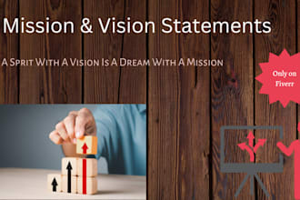write influential mission and vision statement
