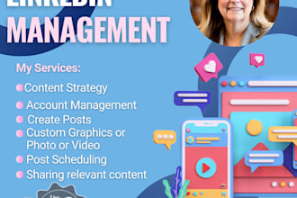 be your linkedin marketing manager