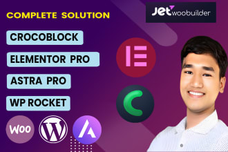 install crocoblock elementor pro astra pro wp rocket
